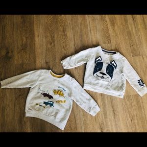 Zara Baby boys’ sweatshirt pack of 2. Size 2-3 y